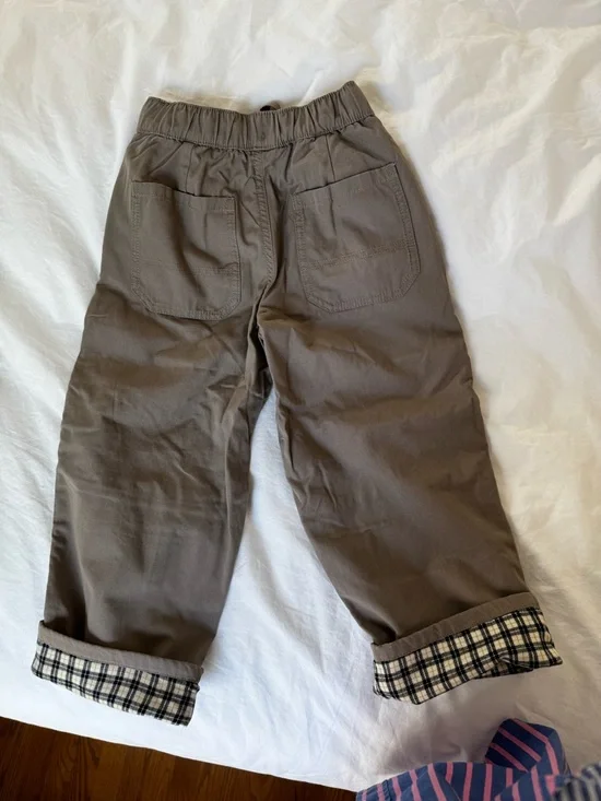 Hannah Andersson Lined Canvas Pant 5T - Picture 2 of 8
